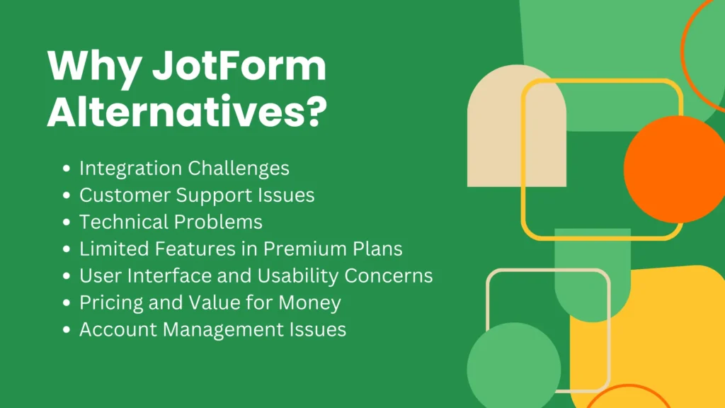 Why Jotform Alternatives